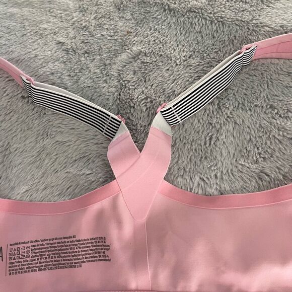 VICTORIA SECRET sport bra baby pink Size 34DD new no tags - Picture 5 of 11